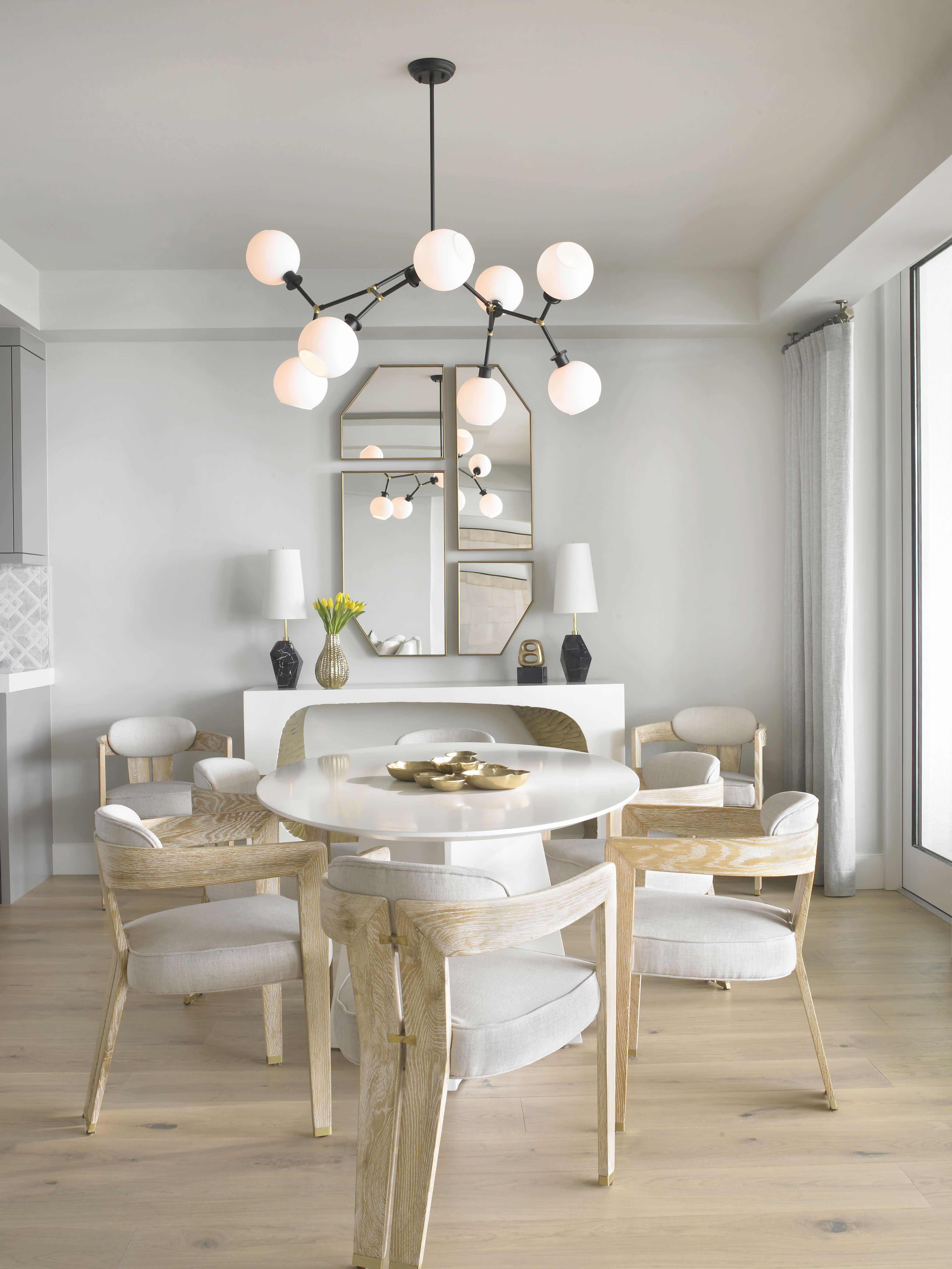 dining room and kitchen